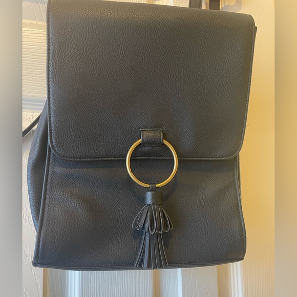 Black Tassel Backpack - Picture 3 of 6